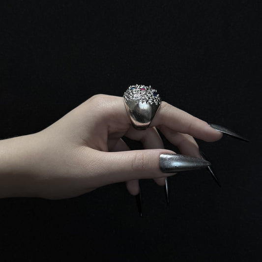 White Lychee Ring - Size Q