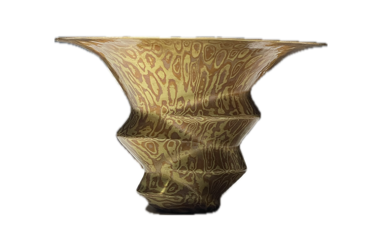 Mokume Gane 'Undul Collection' Grip Jug