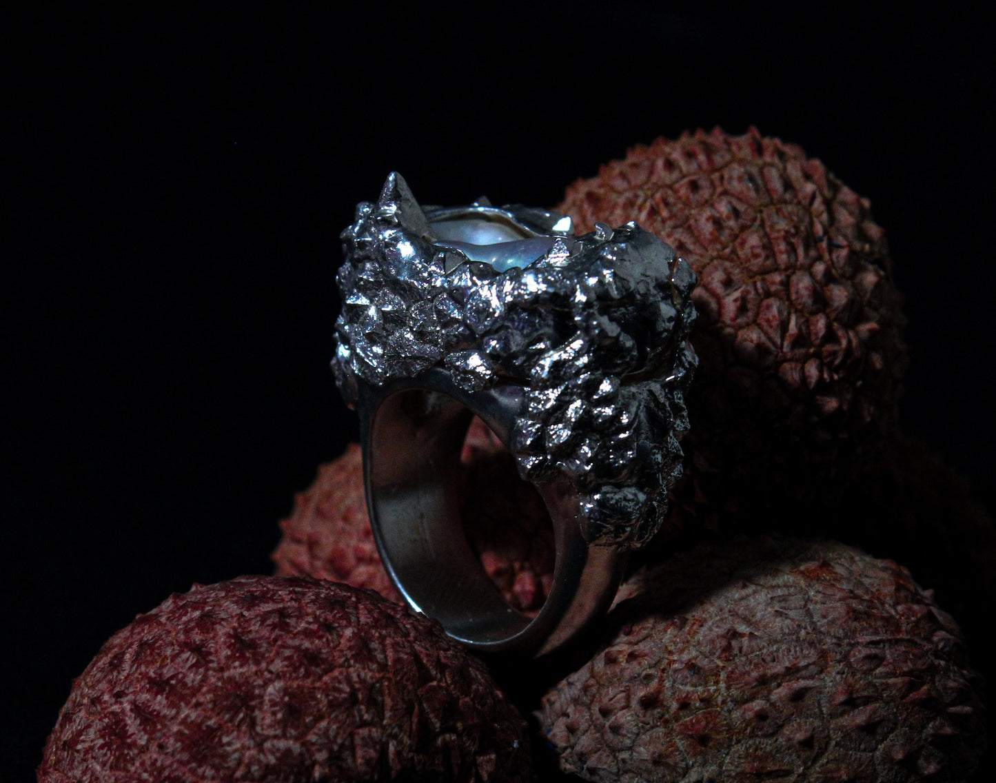 Pearl Lychee Ring  - Size Q