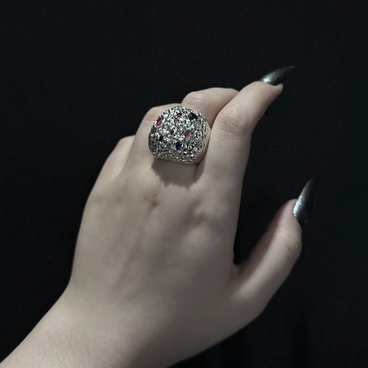 White Lychee Ring - Size Q
