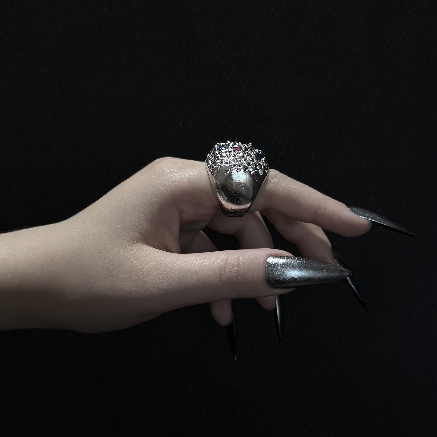White Lychee Ring - Size Q
